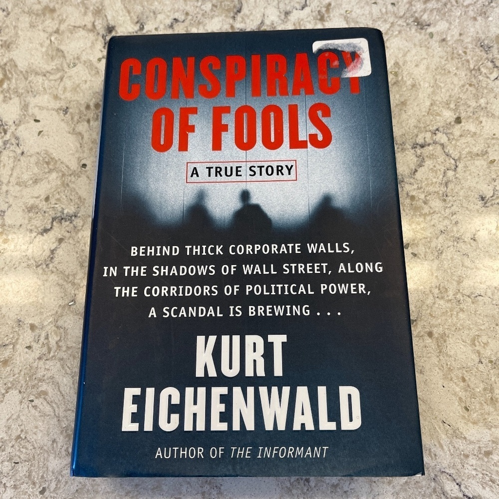 Conspiracy of Fools: A True Story by Kurt Eichenwald - Blue Cover